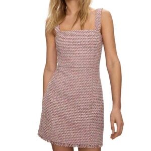 Aritzia Babaton Times Tweed Mini Dress